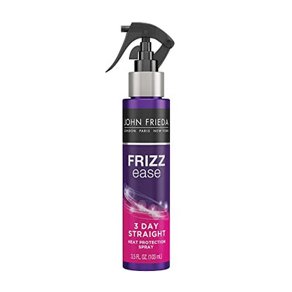 John Frieda Frizz Ease Spray de Protección Térmica 3 Días, Mantiene el Cabello Liso y Sin Frizz, Spray para Plancha y Estilo Infundido con Queratina, - imagen 3
