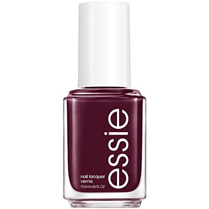 Esmalte de Uñas Vegano Essie de Calidad de Salón, 8-Free, Color Ciruela Oscura Bahama Mama, 0.46 fl oz - imagen 1