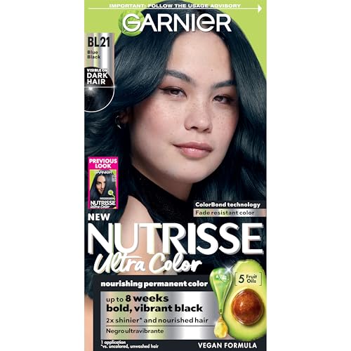 Garnier Nutrisse Ultra Color Tintura para el Cabello, Tinte Permanente Vegan y Cruelty-Free, Resultados Vibrantes y Resistentes al Desvanecimiento, - imagen 1