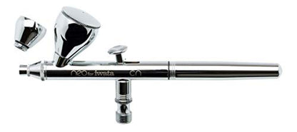 Aerógrafo NEO CN de Doble Acción - Cobertura Sin Esfuerzo, Boquilla N3, Tazas de Fluido de 0.24 oz y 0.10 oz. Ideal para Principiantes y Pintores de - imagen 2