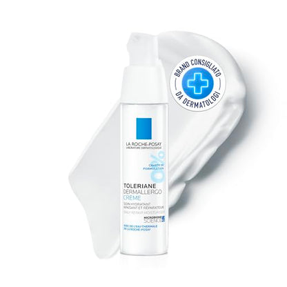 La Roche-Posay Toleriane Dermallergo Ultra Crema Hidratante Facial Calmante para Piel Sensible, Hidratante para Piel Seca, Envase Puede Variar - imagen 2