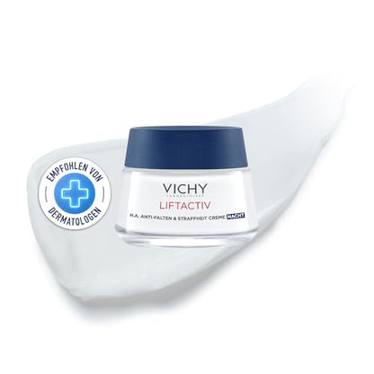 Crema de Noche Vichy LiftActiv Supreme, Crema Facial Antienvejecimiento con Vitamina C y Rhamnosa para Firmar y Iluminar, Apta para Piel Sensible - imagen 3