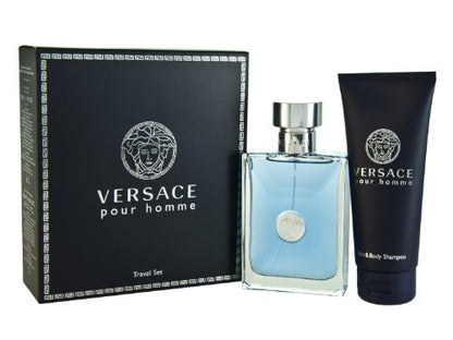 Set de Regalo Versace Pour Homme para Hombre (Eau De Toilette Spray, Champú para Cabello y Cuerpo) - imagen 4