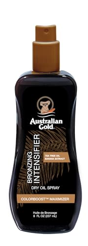 Spray Seco de Aceite Bronceador Intensificador Australian Gold, 8 Onzas | Maximizador Colorboost (AGDOBS) - imagen 1