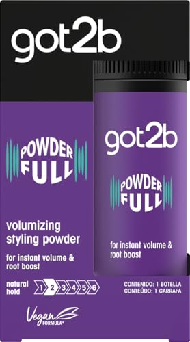 Got2B Schwarzkopf Powder'ful Polvo para Peinar Unisex, Volumen Instantáneo y Aumento de Raíz, Vegano, 10g - imagen 1