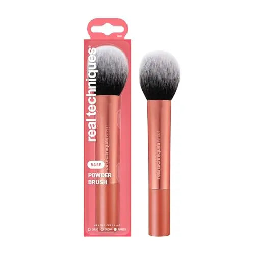 Brocha para Polvo Real Techniques Cruelty Free con Cerda Sintética Ultra Suave y Mango de Aluminio Extendible para Mayor Cobertura - imagen 3