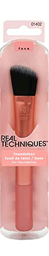 Brocha para Base Real Techniques Cruelty Free, Forma Única y Código de Color, Con Cerda Sintética Cortada a Medida para Aplicación de Maquillaje - imagen 1