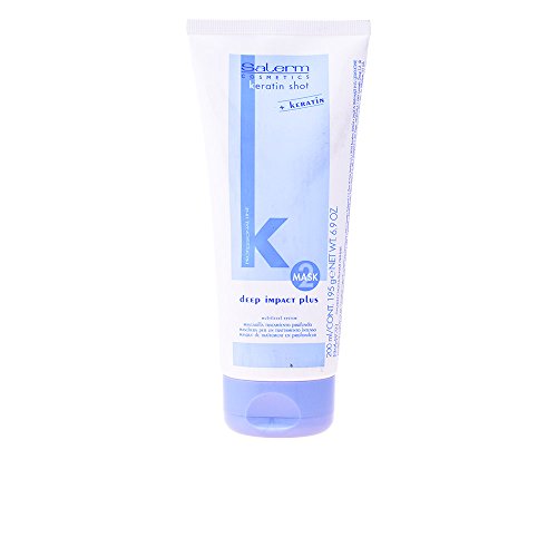 SALERM - Mascarilla Hidratante para el Cabello - Deep Impact Plus - 200 ml - Hidratación Profunda - Ideal Después del Tratamiento de Queratina + - imagen 3