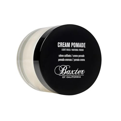 Pomada Cream Baxter of California para Hombres y Mujeres, Acabado Natural, Sujeción Ligera, Calidad de Barbería, Ideal para Texturizar Cabello Lacio - imagen 3