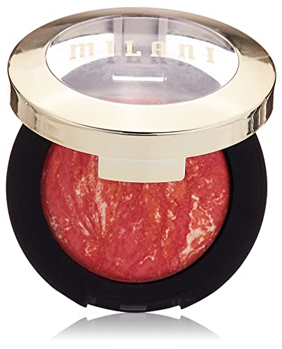 Blush Horneado Milani, Rubor en Polvo para Mejillas, Maquillaje Cruelty Free - Define, Contornea y Destaca el Rostro - Corallina - imagen 1