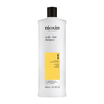 Champú Nioxin Sistema 1 para Engrosar el Cuero Cabelludo y el Cabello | Para Cabello Natural o No Tratado con Pérdida Ligera | Con Niacinamida y - imagen 2