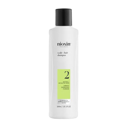 Sistema de Engrosamiento del Cuero Cabelludo y Cabello NIOXIN 2 Champú | Para Cabello Natural o No Tratado con Adelgazamiento Progresivo | Con - imagen 2
