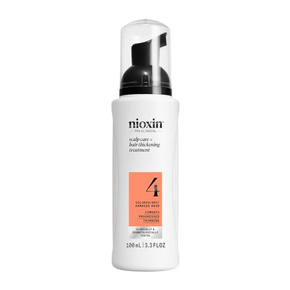 Tratamiento Nioxin Sistema 4 para el Cuero Cabelludo y Cabello | Suero para Cabello Teñido o Dañado con Adelgazamiento Progresivo | 3.4 Fl oz. - imagen 4
