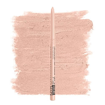 Lápiz de Ojos Mecánico NYX PROFESSIONAL MAKEUP, Delineador Retráctil Cremoso - Quartz Queen, Lápiz de Ojos Blanco - imagen 4