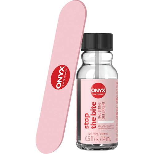 Onyx Professional Esmalte Preventivo para Dejar de Morderse las Uñas, 0.5 Fl Oz - Hecho en EE. UU., Esmalte Anti-Mordedura, Deterrente para Chupetear - imagen 1