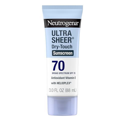 Loción Solar Neutrogena Ultra Sheer Dry-Touch SPF 70, Amplio Espectro, Resistente al Agua 80 Min, Sin Aceite, Sin Oxybenzone, No Comedogénico, - imagen 1