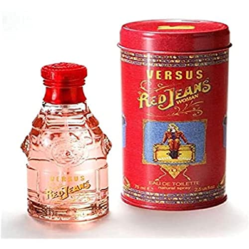Red Jeans by Versace for Women 2.5 oz Eau de Toilette Spray - imagen 1