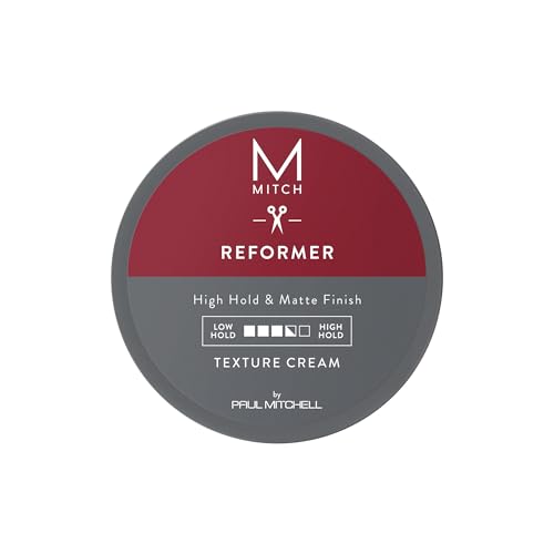 Crema de Textura MITCH de Paul Mitchell para Hombres, Fijación Fuerte, Acabado Mate, Para Todo Tipo de Cabello, Especialmente Fino a Medio, 3 oz. - imagen 4