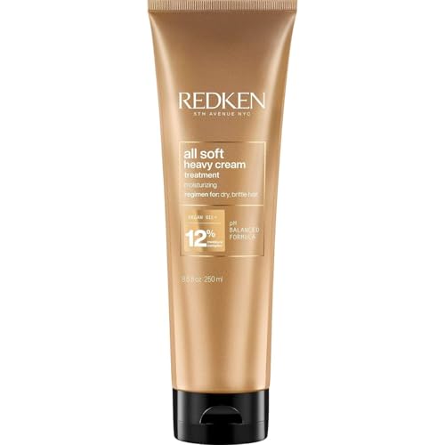 Redken All Soft Heavy Cream Máscara Tratamiento - Acondicionador Hidratante Profundo para Cabello Seco, Suaviza y Aporta Brillo con Aceite de Argán - imagen 3