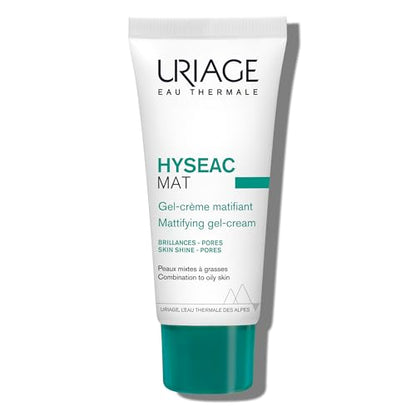 Gel-Crema Matificante Uriage Hyseac Mat, r e Hidratante, Reduce Brillo, Absorbe Sebo, Cierra Poros, Base Ideal para Maquillaje, Crema Ligera - imagen 3