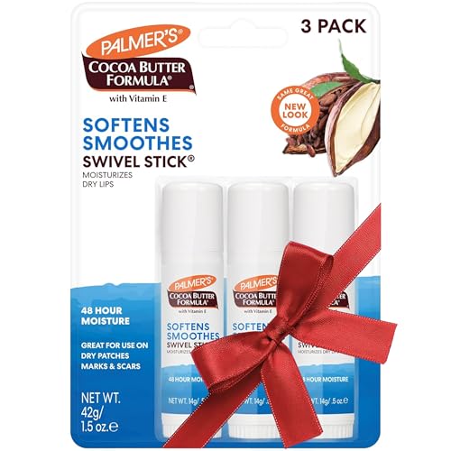 Palmer's Cocoa Butter Formula Barra Hidratante con Vitamina E, Bálsamo Labial para el Día de San Valentín, Hidratante para Cara y Cuerpo, Ideal para - imagen 2