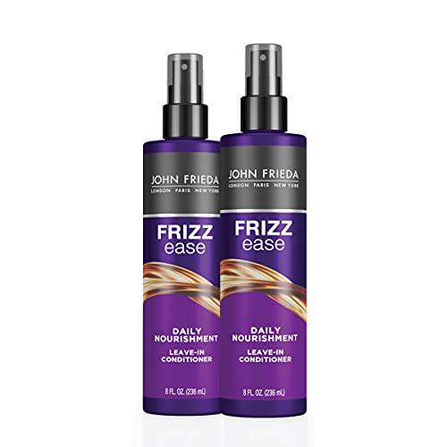 Acondicionador Sin Enjuague John Frieda Frizz Ease Daily Nourishment, Desenreda Cabello Frizado y Dañado, Reduce Quiebre, Protege del Calor, 8 Oz, - imagen 4