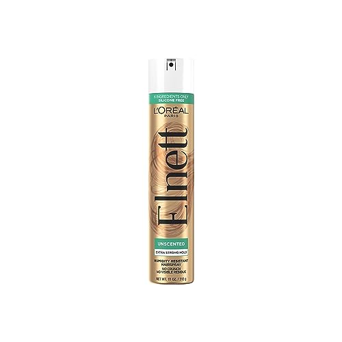 L'Oreal Paris Elnett Satin Laca para el Cabello Fijación Extra Fuerte Sin Fragancia 11 oz; (El empaque puede variar) - imagen 1