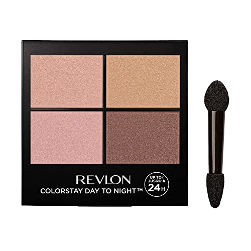 Revlon ColorStay Cuarteto de Sombras para Ojos Día y Noche, Paleta de Sombras de Larga Duración, Tono 505 Decadent, 0.16 Oz - imagen 1