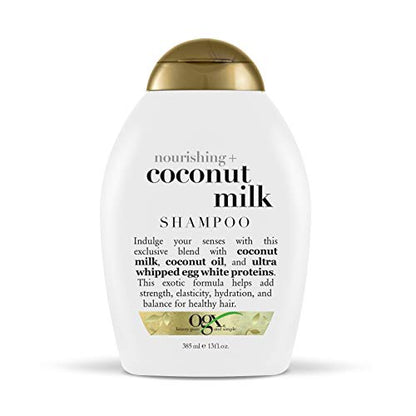 Champú Nutritivo Organix, Leche de Coco, 13 Onzas (Paquete de 2) - imagen 1