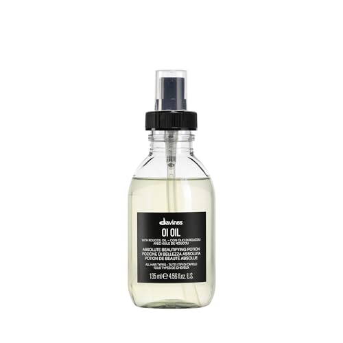 Aceite Davines OI | Aceite capilar ligero ideal para cabello seco, grueso y rizado | Anti-frizz para cabello suave y brillante | 4.56 Fl Oz (Paquete - imagen 1