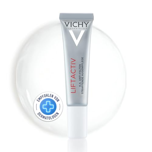 Crema de Ojos Vichy LiftActiv Supreme Antiarrugas, Crema Firmante con Cafeína para Ojeras y Hinchazón, Probada por Oftalmólogos, 0.51 Fl Oz (1 Unidad) - imagen 1