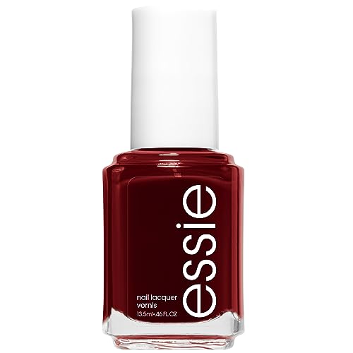 Esmalte de Uñas Essie de Calidad de Salón, 8-Free Vegano, Rojo Vino Profundo, Bordeaux, 0.46 fl oz - imagen 4