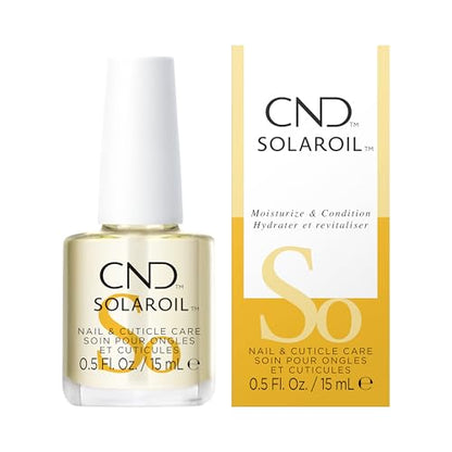 CND SolarOil Aceite Para Cutículas, Mezcla Natural de Jojoba, Vitamina E, Aceite de Arroz y Almendra Dulce, Hidrata y Condiciona la Piel, 0.5 oz. - imagen 4