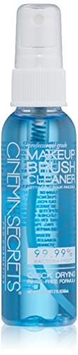 Cinema Secrets Limpiador de Brochas de Maquillaje Original Blue Vanilla - Limpiador Profesional, Fórmula de Secado Rápido y Sin Enjuague - Elimina - imagen 4
