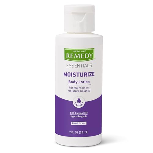 Loción Hidratante para el Cuerpo Medline Remedy Essentials (Botella de 2 oz), Aroma Fresco, Tamaño de Viaje, Hidratante, No Graso, Para Piel Seca, - imagen 4
