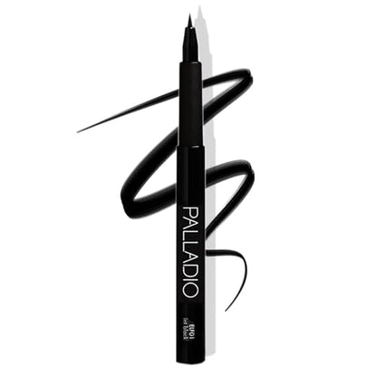 Eyeliner de Punta Fina Palladio, Tinta Ultra Precisa, Secado Rápido, Resistente al Agua, Color Negro Intenso, Larga Duración, Aplicación Sin Desorden - imagen 4