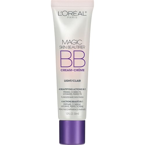 Crema BB L'Oréal Paris Makeup Magic Skin Beautifier Hidratante Tinte, Ligera, 1 fl oz, 1 Cuenta - imagen 1