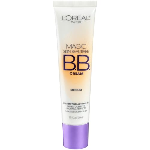 Crema BB L'Oréal Paris Makeup Magic Skin Beautifier Hidratante Tinte, Mediana, 1 fl oz, 1 Contenido - imagen 1