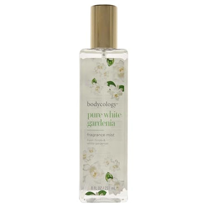 Bruma Corporal Bodycology Pure White Gardenia para Mujeres, 8 oz - Aroma Floral Refrescante y Duradero - imagen 2