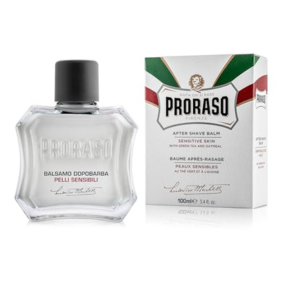 Bálsamo After Shave Proraso - Avena y Té Verde - Crema After Shave Suave y Nutritiva para Piel Sensible - 3.4oz - imagen 1