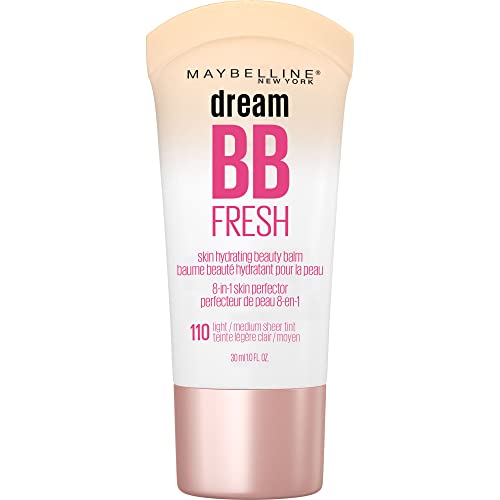 Maybelline Dream Fresh BB Cream Hidratante, 8 en 1, Bálsamo de Belleza con SPF 30, Cobertura Ligera, Sin Aceite, Tono Claro/Medio, 1 Fl Oz - imagen 1