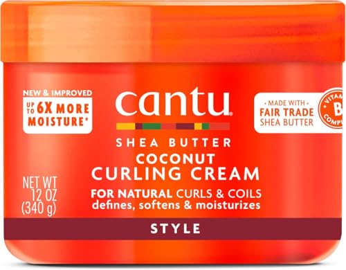 Cantu Crema para Rizos de Coco con Manteca de Karité para Cabello Natural 12 oz. - imagen 3