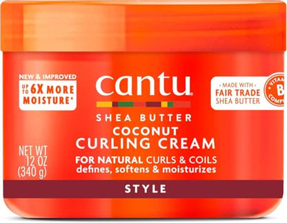 Cantu Crema para Rizos de Coco con Manteca de Karité para Cabello Natural 12 oz. - imagen 3