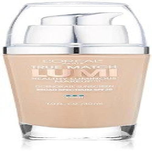 Maquillaje L'Oreal Paris True Match Lumi Healthy Luminous, C3 Crema Natural, 1 fl oz. - imagen 3