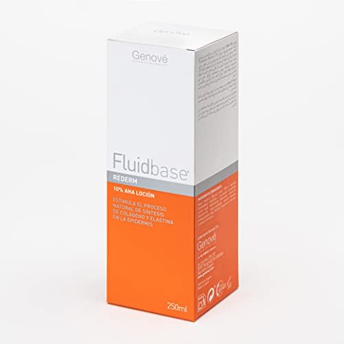 Loción Genové Fluidbase Rederm 10% AHA 250 ml para exfoliación y renovación de la piel - imagen 2