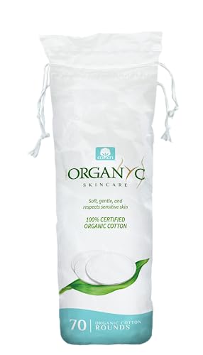 Organyc Discos de Algodón 100% Orgánico - Biodegradables, Sin Químicos, Para Piel Sensible (70 Piezas) - Cosméticos Diarios. Belleza y Cuidado - imagen 4