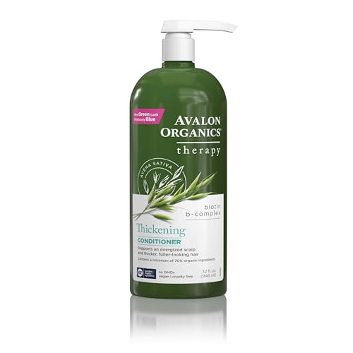 Acondicionador Espeso Avalon Organics Therapy con Biotina y Complejo B, 32 oz - imagen 3