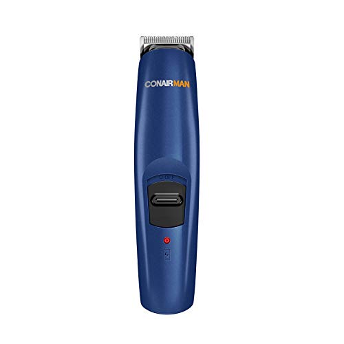Recortadora de Barba ConairMAN para Hombres con Recortadora de Vello Nasal y Auricular, Kit de Aseo Masculino de 5 Piezas, Funciona con Batería - imagen 1