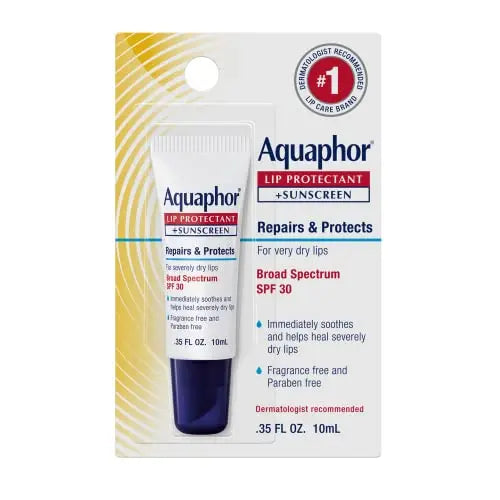 Aquaphor Protector Labial y Ungüento Solar - Protección de Amplio Espectro SPF 30 - Alivia los Labios Agrietados - Tubo de 10 g - imagen 3