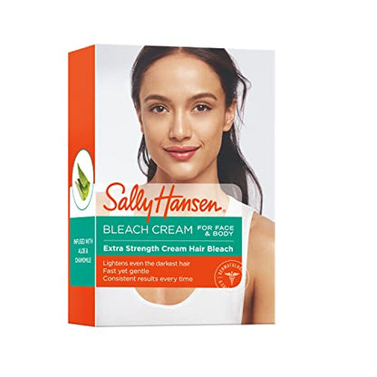 Kit de Blanqueo Corporal Extra Fuerte Sally Hansen | Crema Aclaradora para Cara y Cuerpo con Aloe | Sistema Completo de Blanqueo (El paquete puede - imagen 3